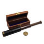 12 Inch Bronze Telescope With Wooden Box, thumbnail 1 of 7