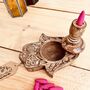 Mango Wood Backflow Incense Holder Hamsa Hand, thumbnail 1 of 5