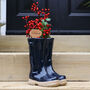 Large Blue Personalised Welly Boots Planter, thumbnail 3 of 9