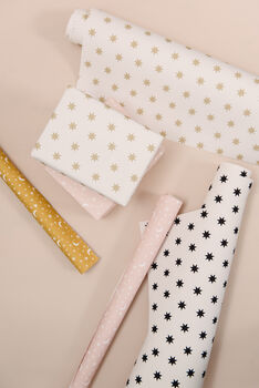 Star Print Luxury Wrapping Paper, 3 of 3