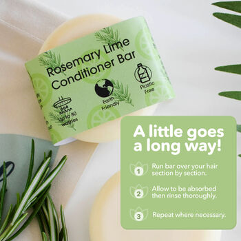 Rosemary Lime Conditioner Bar For All Hair Types, 5 of 10