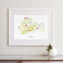 Personalised Surrey Map: Add Favourite Places, thumbnail 2 of 3
