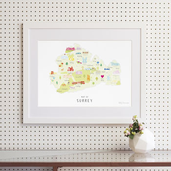 Personalised Surrey Map: Add Favourite Places, 2 of 3
