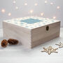 Personalised Ice Blue Snowflake Christmas Eve Box, thumbnail 4 of 6