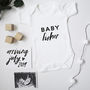 Personalised Baby Announcement Bodysuit, thumbnail 4 of 8