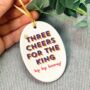 Three Cheers For The King Ceramic Decoration, thumbnail 1 of 2