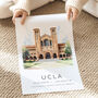 Los Angeles Ucla Landmark Travel Poster, thumbnail 3 of 7