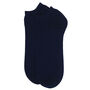 Pin Stripe Navy And Classic Navy Men's Trainer Socks, thumbnail 5 of 9