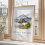 Indonesia Travel Poster Of Mount Bromo, thumbnail 3 of 7