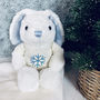 Personalised Little Snowflake Bunny, thumbnail 2 of 4