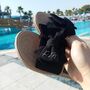 Personalised Bow Summer Sliders Sandals, thumbnail 6 of 7