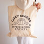 Cosy Season Appreciation Society Tote Bag, thumbnail 1 of 1