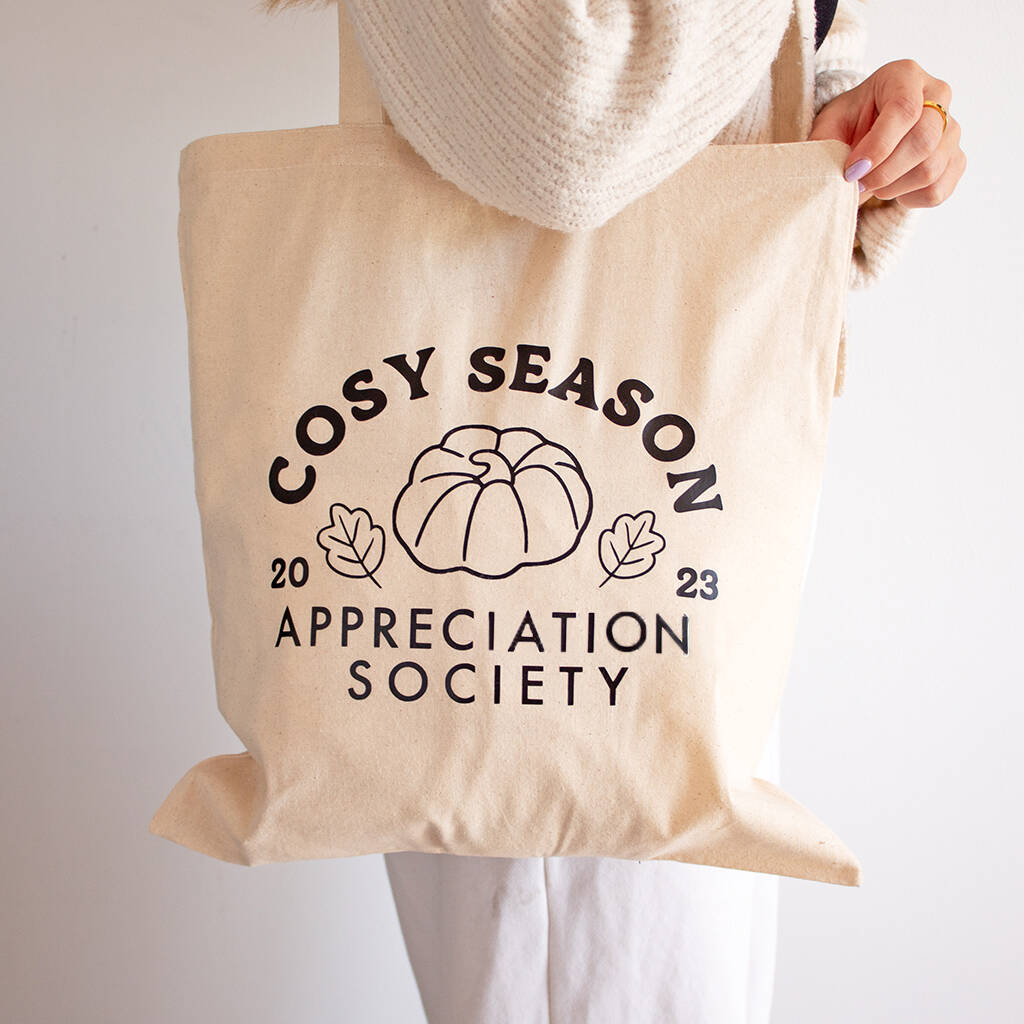 Cosy Season Appreciation Society Tote Bag
