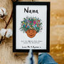 Personalised Nana Or Grandma Is Just Like Mum Print, thumbnail 1 of 4