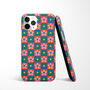 Check Flower Phone Case Durable iPhone Samsung Mobile Cover, thumbnail 1 of 12