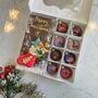 Chocolate Stocking, Personalised Christmas Baubles Gift, thumbnail 2 of 10