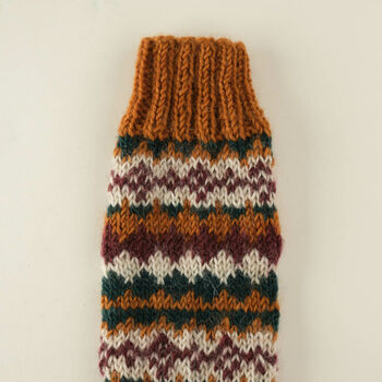 Hand Knitted Nordic Wool Socks, 7 of 10