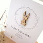 Betsy Bunny New Baby Personalised Card, thumbnail 7 of 8