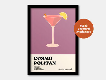 Cosmopolitan Cocktail Print, 5 of 7