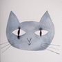 Handmade Watercolour Personalised Cat Painting Card, thumbnail 8 of 12