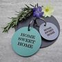 Home Sweet Home Personalised Leather Keyring, thumbnail 1 of 6