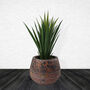 Large Composite Planter Brown / Black, thumbnail 1 of 7