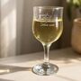 21st Birthday Gift Engraved Wine Glass, thumbnail 1 of 10