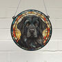 Newfoundland Stained Glass Effect Suncatcher, thumbnail 1 of 4