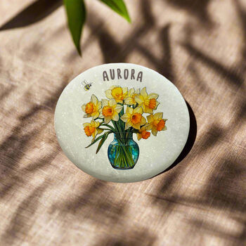 Daffodils Birth Flower Marble March, 3 of 3