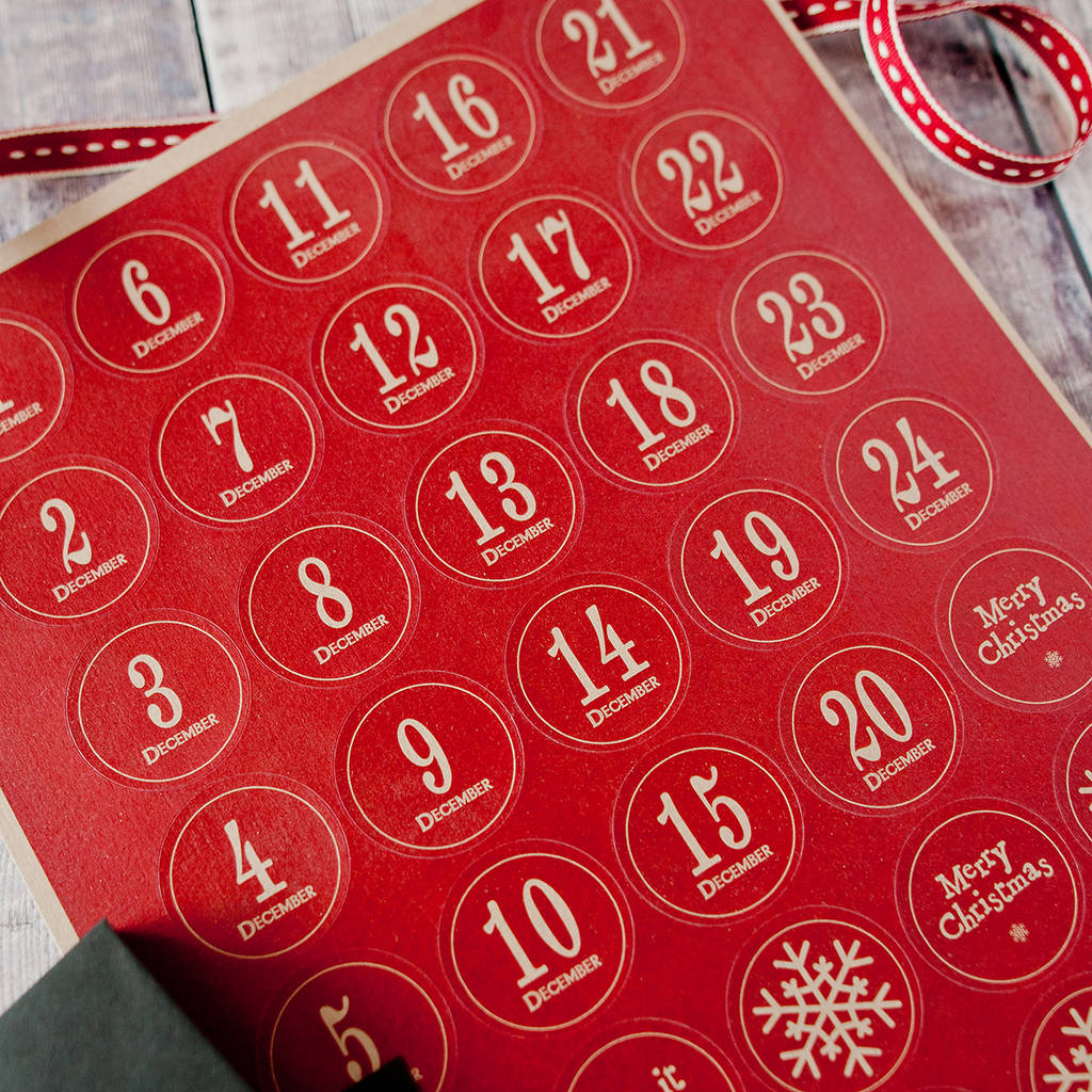 Personalised Couples Advent Calendar By The Little Picture Company 
