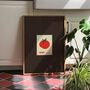 Tomato Stamp Kitchen Wall Art Print, thumbnail 1 of 8