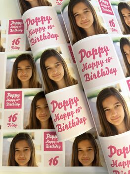 Three Sheets Of Personalised Photo Wrapping Paper, 5 of 5