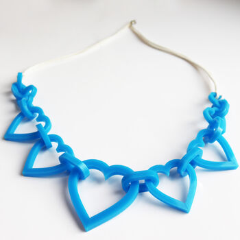 Large Heart Acrylic Necklace, 5 of 12