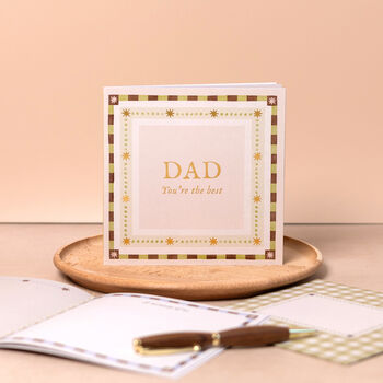 Dad You're The Best, A Fill In The Blanks Gift Book With Posting Envelope, 5 of 12