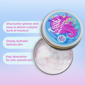 Kids Highly Natural Mermaid Sparkle Body Wash And Body Crème, 6 of 8