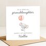 Personalised Granddaughter 1st Birthday Card, thumbnail 2 of 7