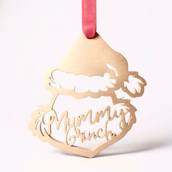 Personalised Christmas Grinch Bauble, Tree Decoration, 3 of 6