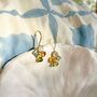 Gemstone Gold Vermeil Drop Earrings, thumbnail 3 of 7