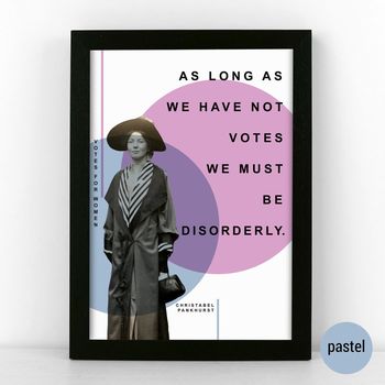 Suffragette Votes For Women Feminism Print, 9 of 12