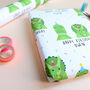 Personalised Dinosaur Birthday Wrapping Paper, thumbnail 2 of 4