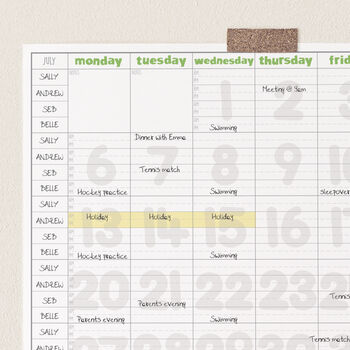 The Big Monthly Wall Planner, 5 of 6