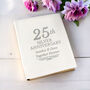 Personalised 25th Silver Anniversary Album, thumbnail 2 of 7