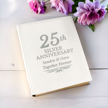 Personalised 25th Silver Anniversary Album, 2 of 7