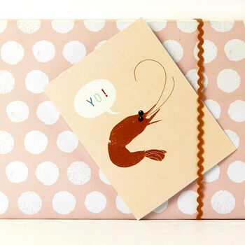 Mini Groovy Prawn Card, 5 of 5