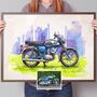 Motorbike Print Gift, thumbnail 2 of 7