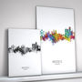 Brussels Skyline Portrait Print And Box Canvas, thumbnail 2 of 5