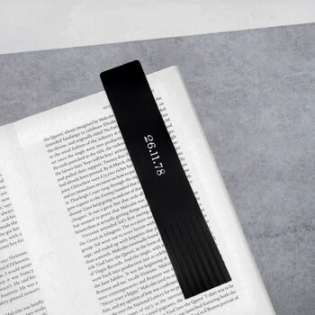 Handmade Personalised Fringe Leather Bookmark, 2 of 6
