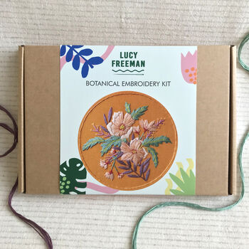 Spring Blossom Floral Embroidery Kit, 5 of 5