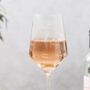 Personalised Wine Glass With Engraved Birth Flower, thumbnail 9 of 9