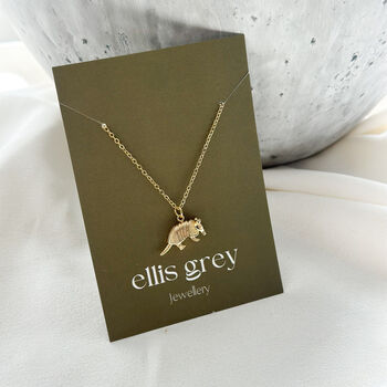 The Wildlife Collection Armadillo Pendant Necklace, 2 of 3